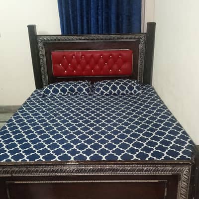 Double bed with mattress for sale