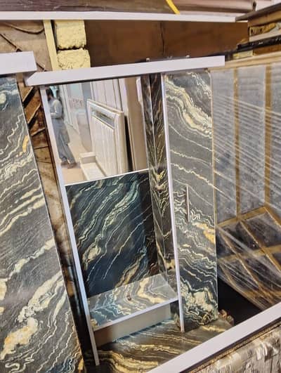 فور پیس بیڈ الماری ڈیوائڈر ڈریسنگ