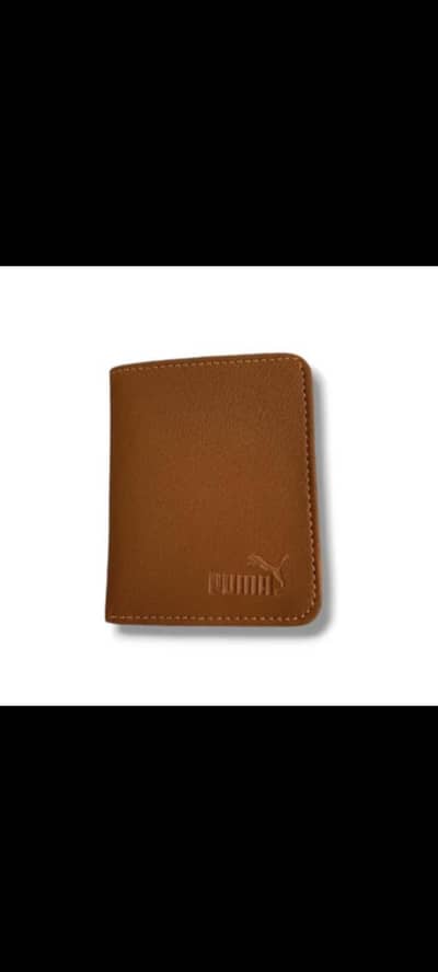 MEN LEATHER PUMA WALLETS