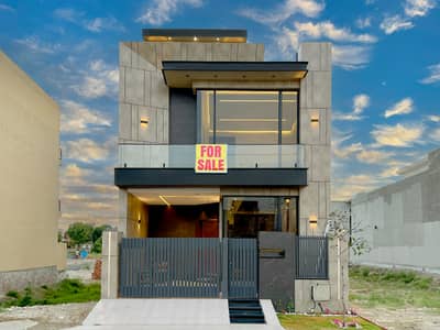 5 Marla Brand New Ultra Luxury Premium Location House For Sale in Lake City Sector M-6 Mosque & Mall View