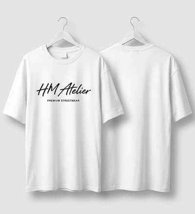 White Drop Shoulder T-Shirt mens | Premium Cotton | Trend 2026