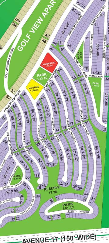 Bahria Golf City 500yds