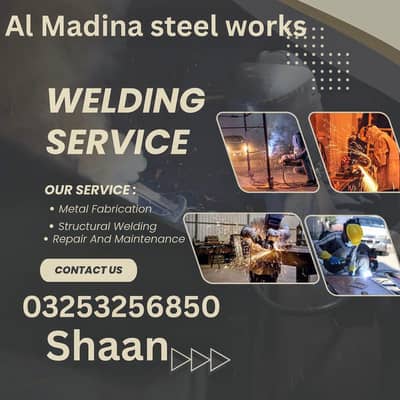 walding services available in Karachi ss steel work master