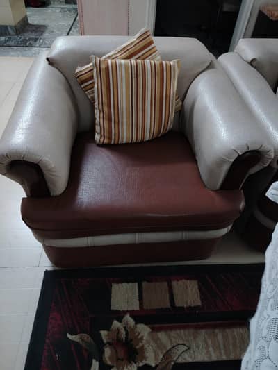 7 seater leather sofa set