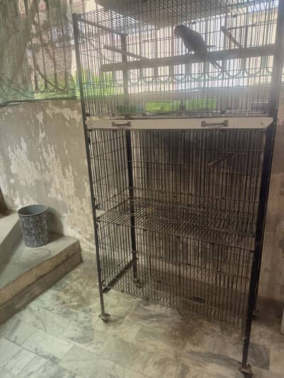 3 portion Angle cage foldable