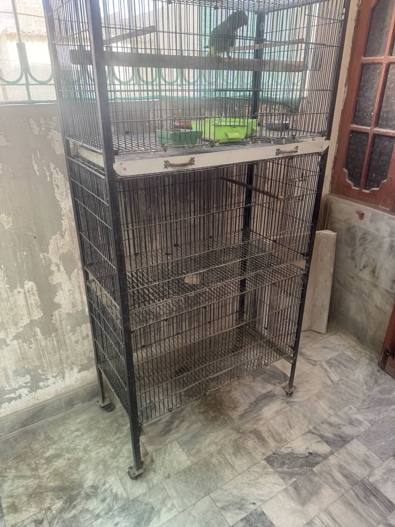 3 portion Angle cage foldable 4