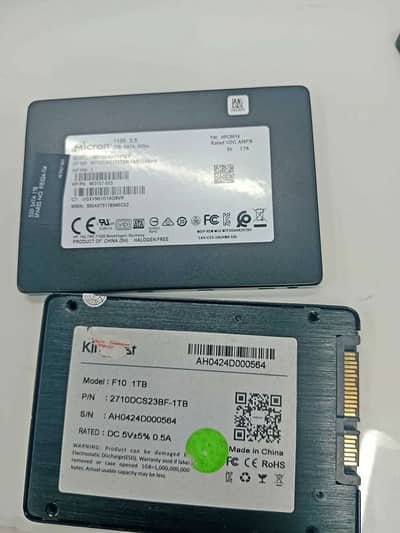 Two 1 terabyte sata ssd for sale