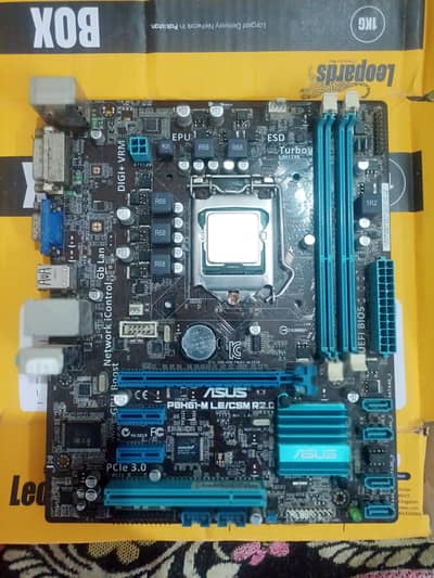 Asus micro ATX mobo combo with i5 3470