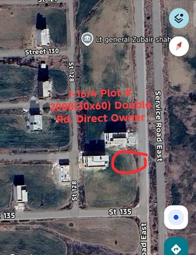 i16 Corner Double Rd Owner Plot for Sale