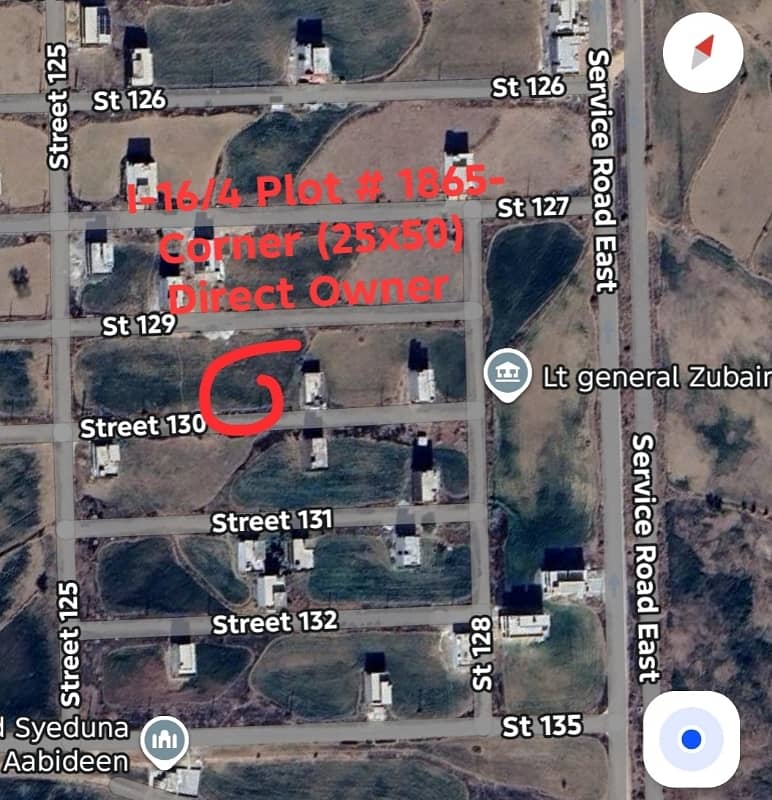 i16/4 Corner Plot Direct Owner 0