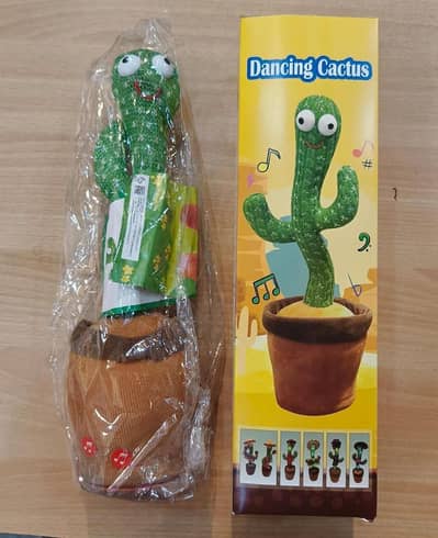 Musical dancing cactus plush kids toys for 1-10