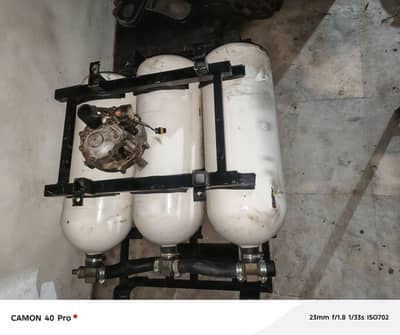 CNG kit with 3 cylinder