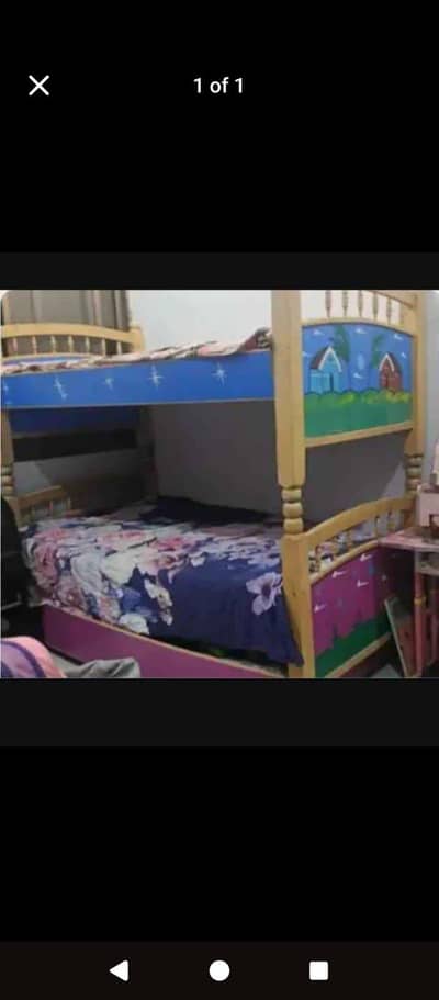 kids double bed good condition
