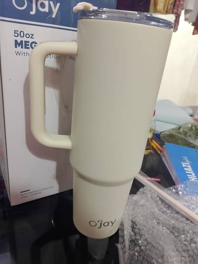 Brand new O’jay matte white insulated tumbler 50 oz