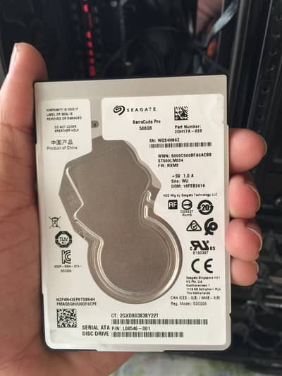 Baracuda pro 500gb 100 health