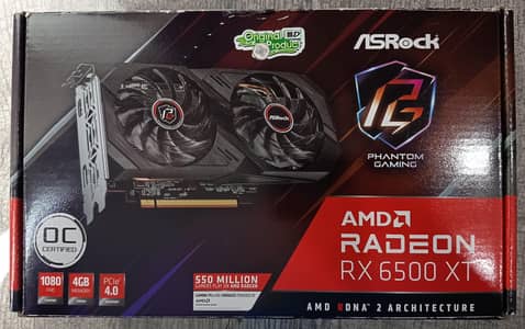 AMD Radeon Rx 6500 XT Asrock with box