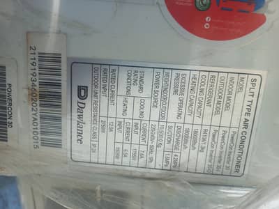 Dawlance Split AC Inverter 1.5 Ton Powercon 30