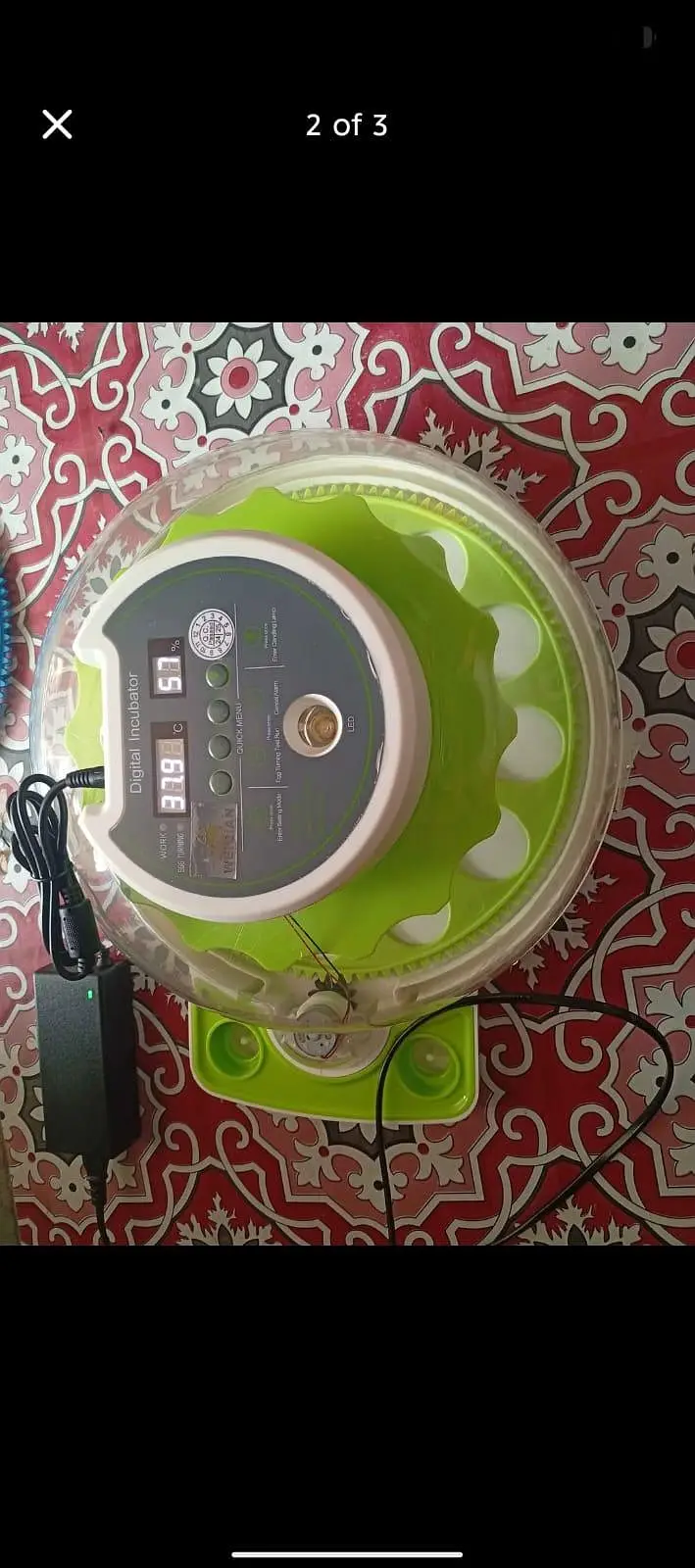 Eggs Hatching Incubator ac and dc dualانڈوں سے چوزے نکلا لنے والی مشین — photo 2