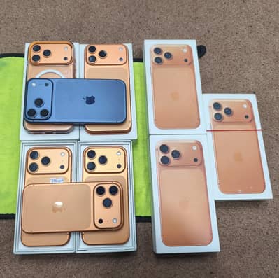 17 pro max aur 17 pro unlock aur jv all stock available