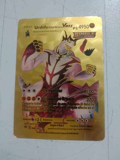 Pokemon golden card