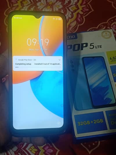 TECNO POP 5 (2/32) GB WITH BOXX  EXCHANGE POSSIBLE WITH GOOD SETT SAIi