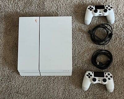 Ps4 Fat Special White Edition extended 1Tb 2 Controllers