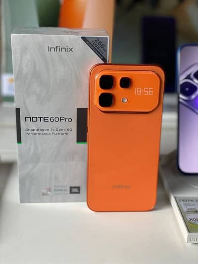 Infinix not 60 pro  PTA approved my wtsp/0341-68;86-453