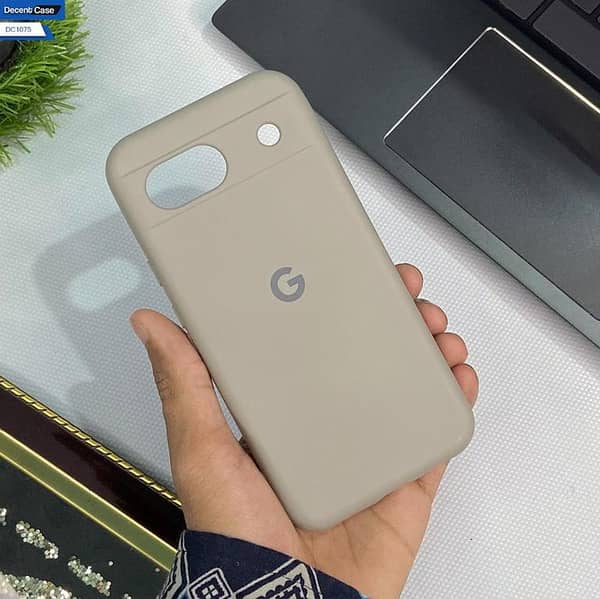 Official Silicone Case for Google Pixel 8a - Gray