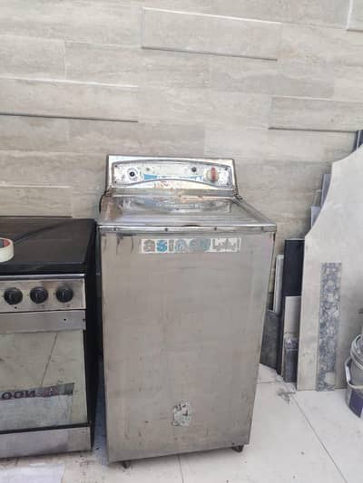 super Asia steel washing machine