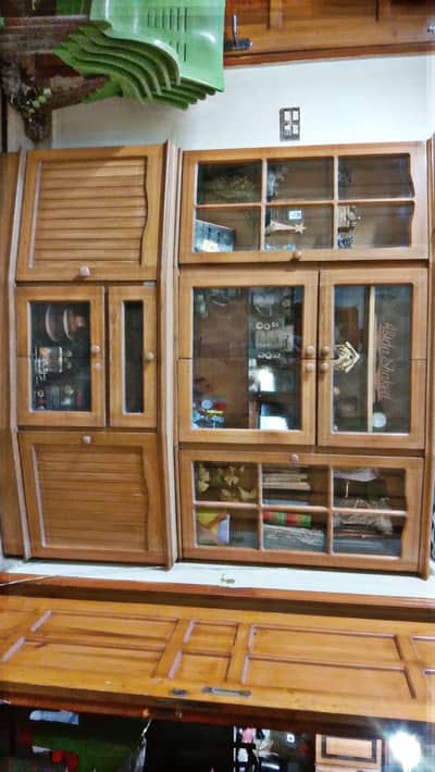 Large Oak Cabinet Divider for Sale