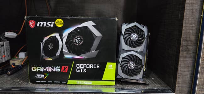 MSI GTX 1660 Super Gaming X 6GB [RGB] – Complete Box