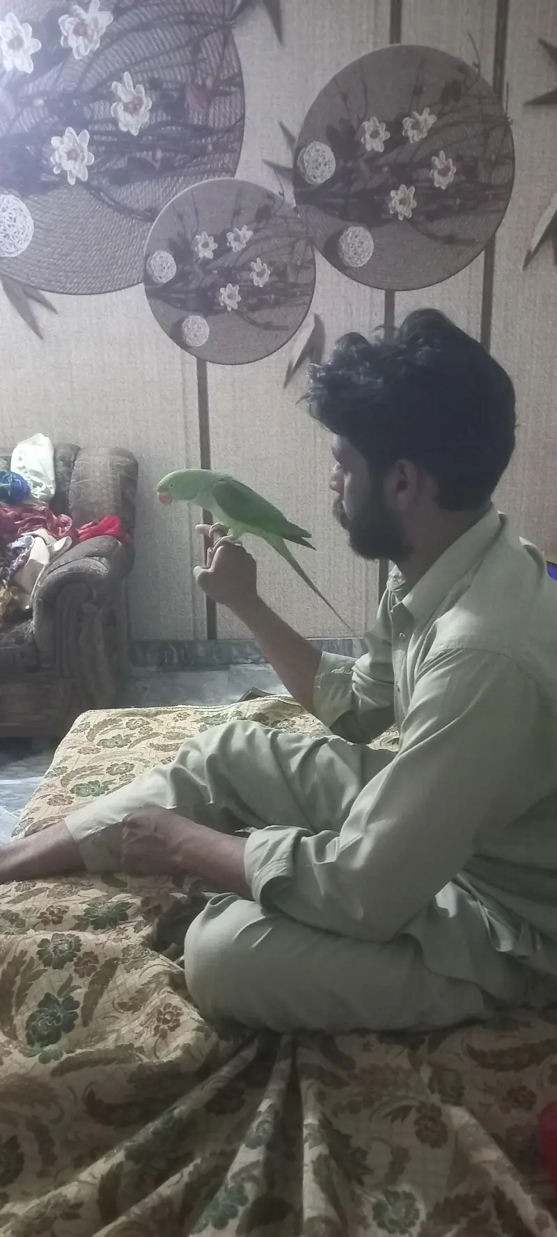 Talking and hand tam — photo 3