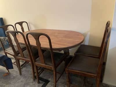 Dinning Table with 6 Chairs set