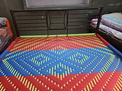 iron double bed style full size 6ft/5ft 03707887920 whatsp