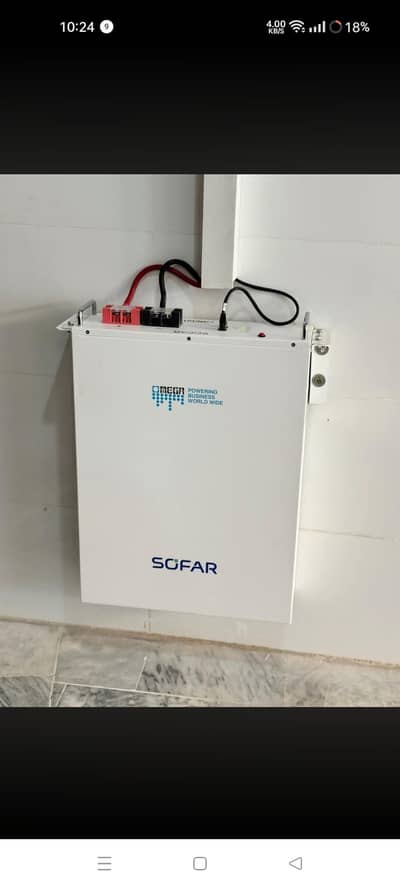 Sofar lithium ion battery 100amps 51.2v for xale imported