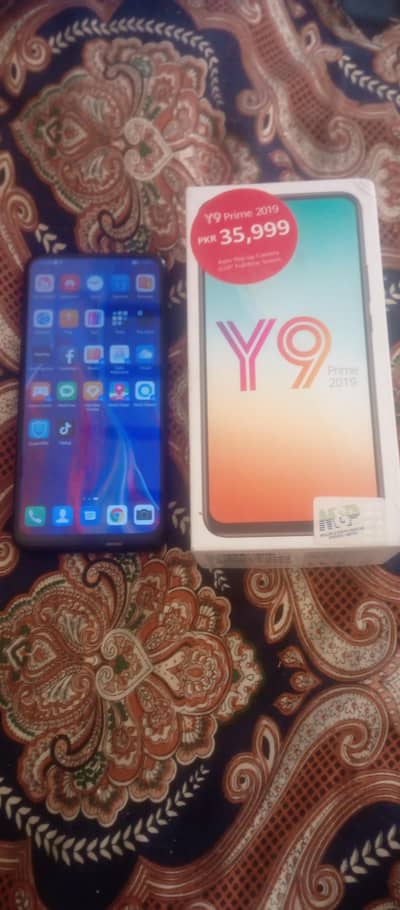 hawie y9 prime 4 128 panal change  friend camera nhi chalta or all ok