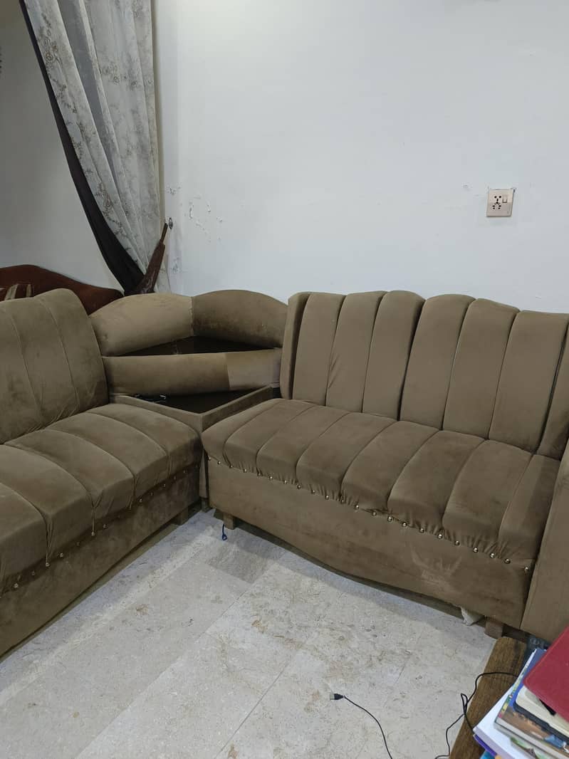 Bubble Lshaped Sofa Set 1