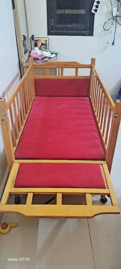 Baby cot cum kids bed newborn to 10 years for sale