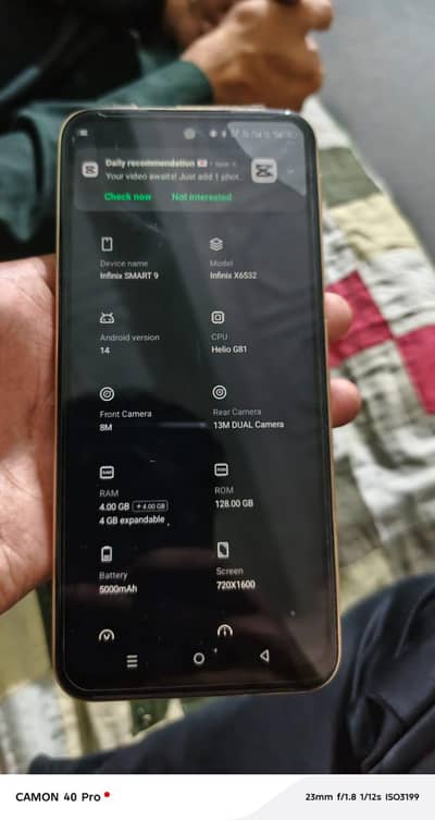 Smart 9 HD fresh condition