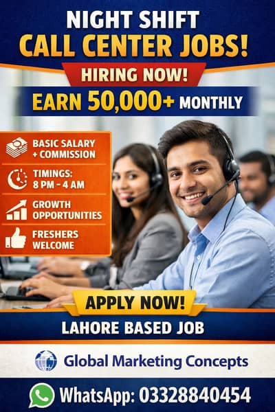  Call centre jobs | Night Shift | High Salary