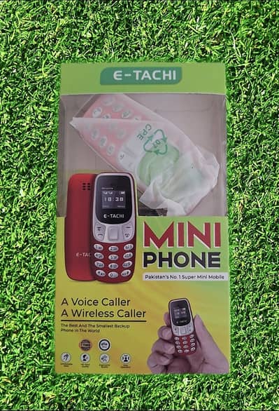 E-TACHI Mini Phone– Smallest Mobile in Pakistan| Tiny Phone | Dual SIM