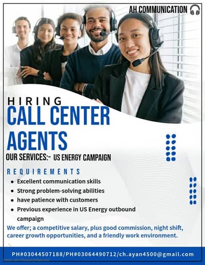 Call Center Jobs |Calling Agents Required For Night Shift| Sales Jobs