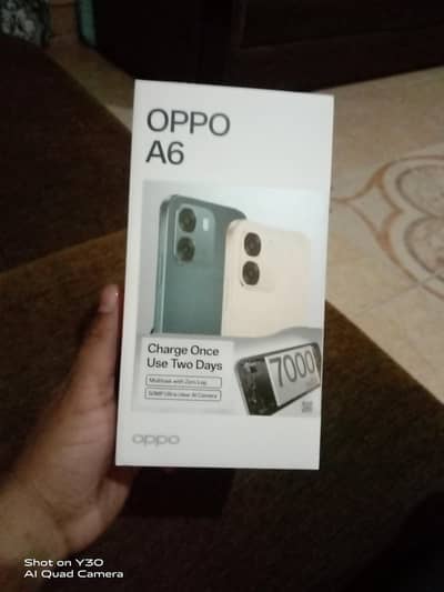 Oppo A6 8/256  new phone 03141445010