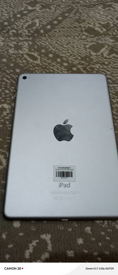 Ipad Mini 4 used. Finger print working. Everything ok