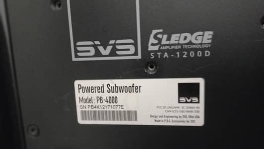 svs pb 4000 13.5" 1200 watt /4000w peak