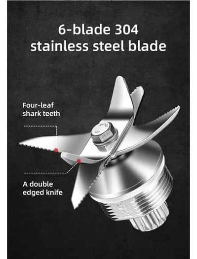 6 Blade 304 Stainless Steel Blade