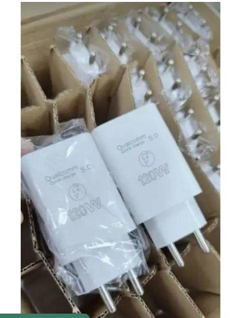 Original TECNO 120W Super Fast Charger Adapter with Type-C Cable | Genuine Premium Flash Charging for all Tecno Type-C Models (POVA, Camon, Spark Series) | 120Watt Ultra Rapid Wall Charger