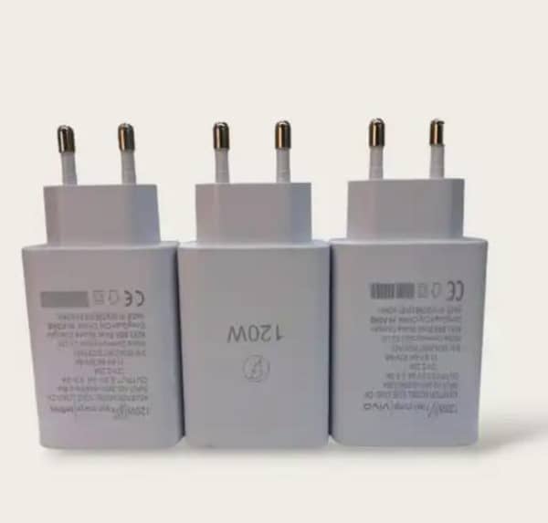 Original TECNO 120W Super Fast Charger Adapter with Type-C Cable | Genuine Premium Flash Charging for all Tecno Type-C Models (POVA, Camon, Spark Series) | 120Watt Ultra Rapid Wall Charger