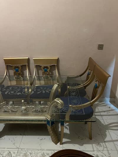 Dining table 6 chairs