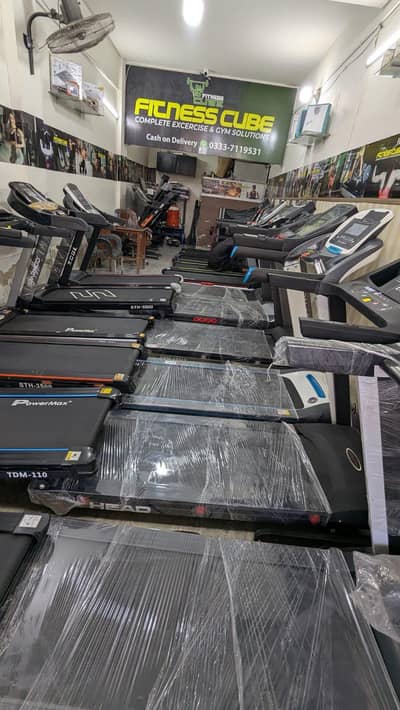 SLIGHTLY USED TREADMILLS ARE AVAILABLE STARTING RANGE FROM 65000/-